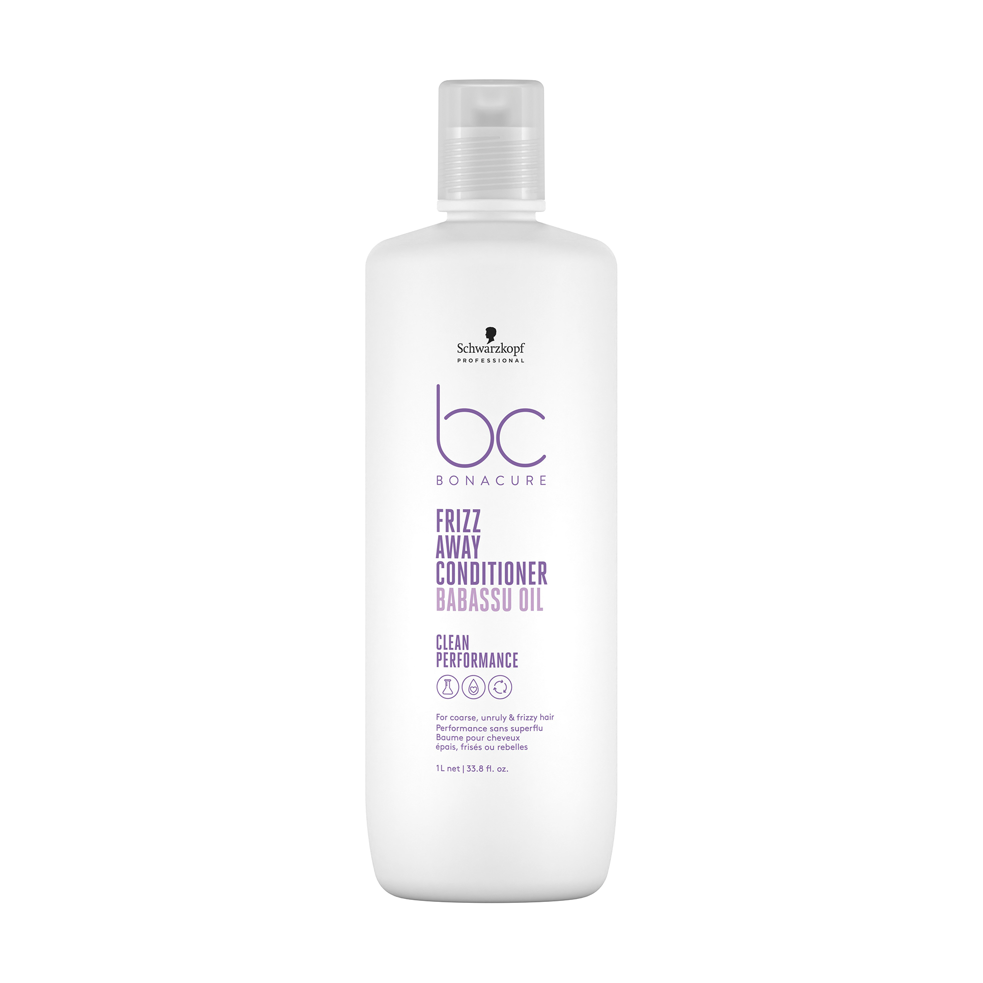 Кондиціонер Schwarzkopf Professional BC Bonacure Frizz Away Conditioner для жорсткого, неслухняного і кучерявого волосся, 1 л