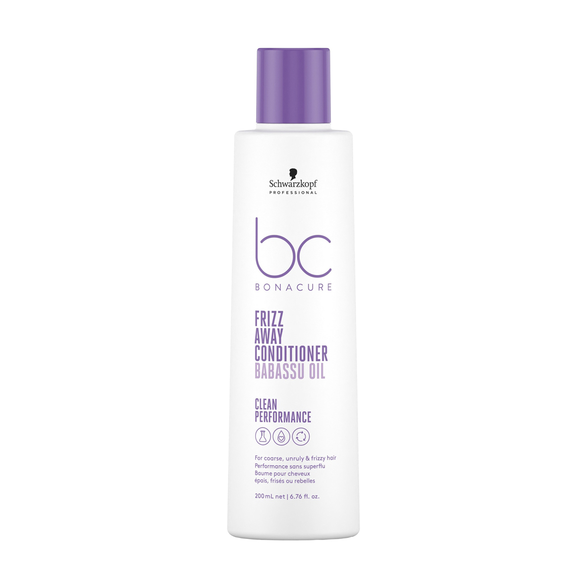 Кондиціонер Schwarzkopf Professional BC Bonacure Frizz Away Conditioner для жорсткого, неслухняного і кучерявого волосся, 200 мл