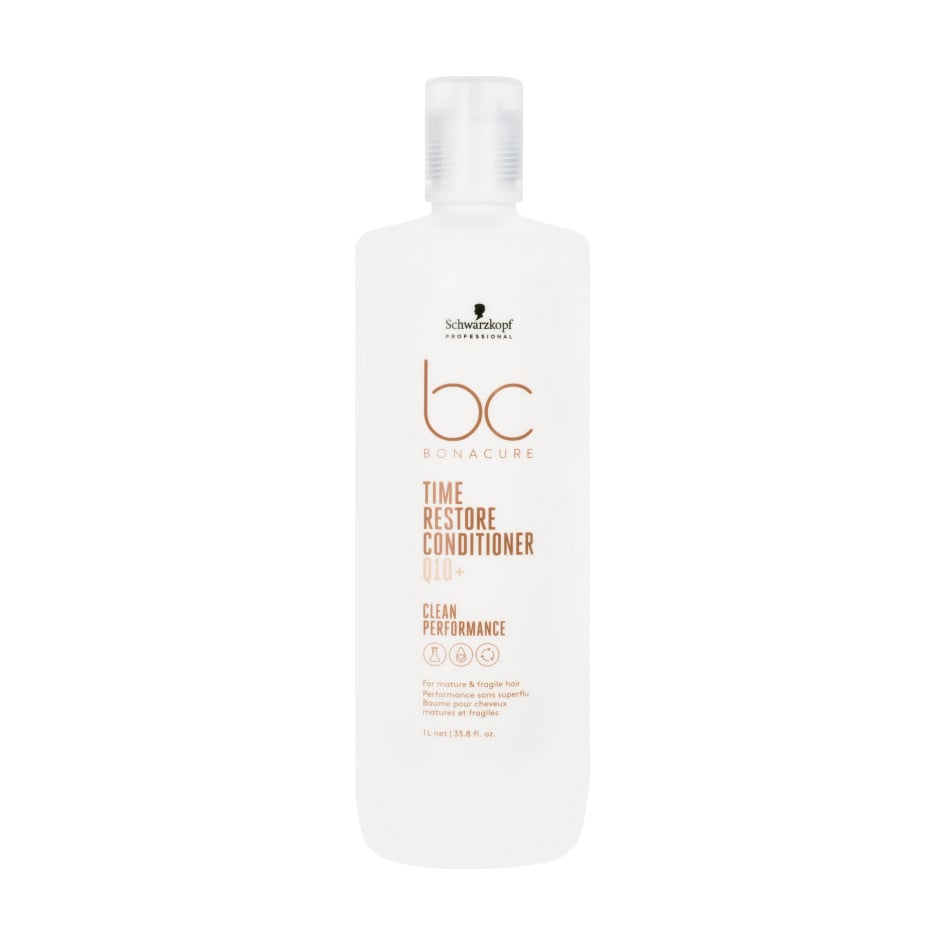 Кондиціонер Schwarzkopf Professional BC Bonacure Time Restore Conditioner Q10+ для зрілого та ламкого волосся, 1 л